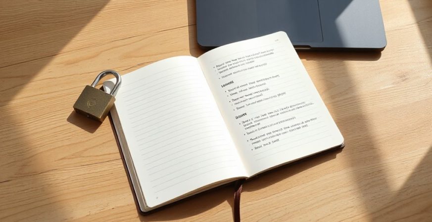 minimalist privacy focused mood journal