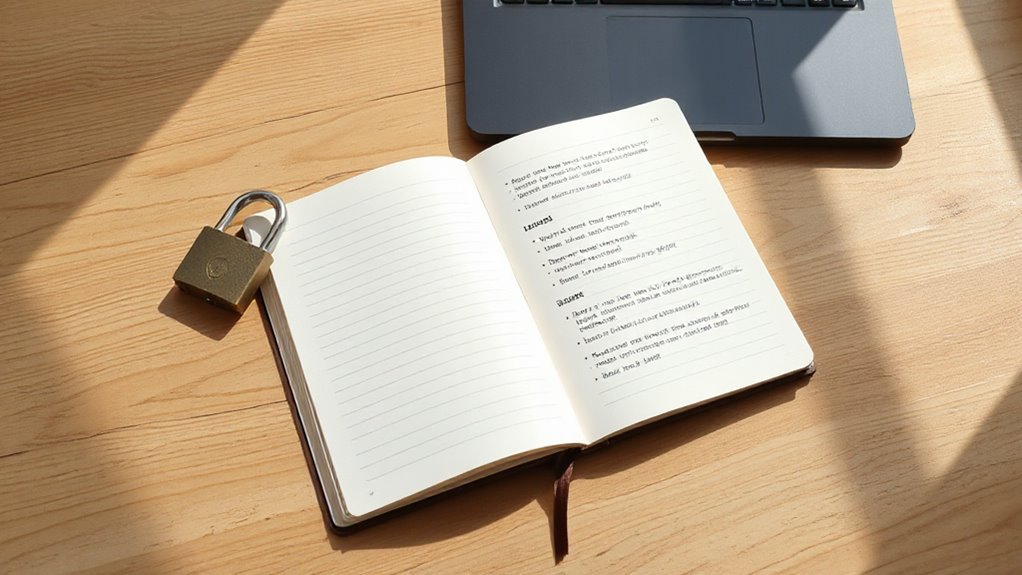 minimalist privacy focused mood journal