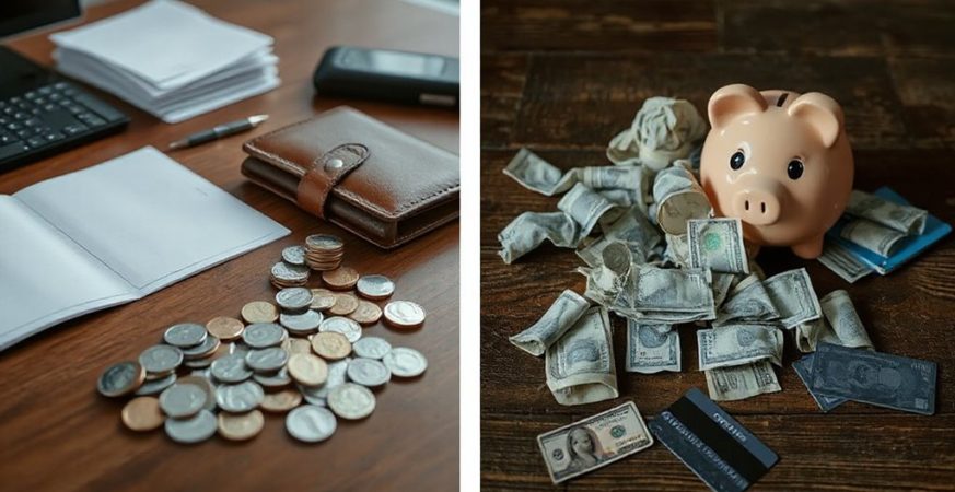 saving money despite temptations