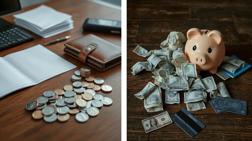 saving money despite temptations