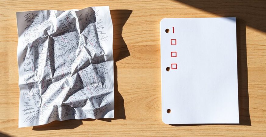 weekly task list sabotage