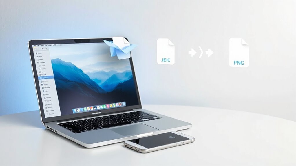 menu bar heic to jpeg converter