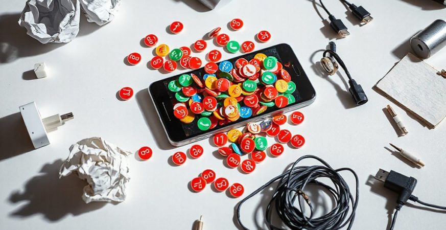 phone clutter hurts productivity