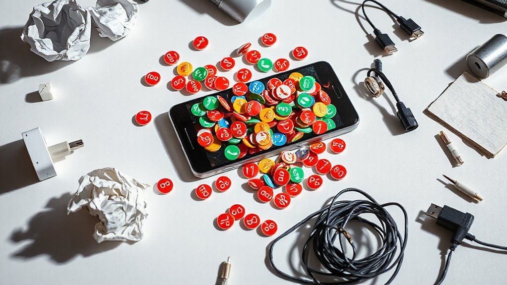 phone clutter hurts productivity