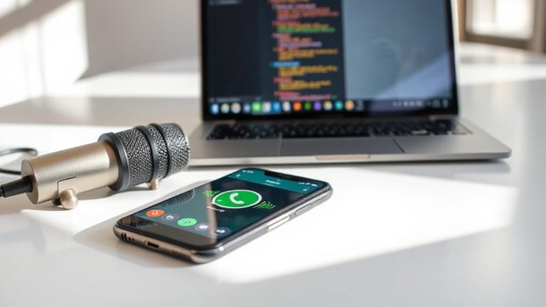 record whatsapp calls transcribe