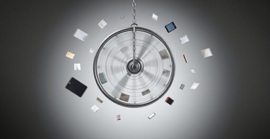 busy productive directionless motion