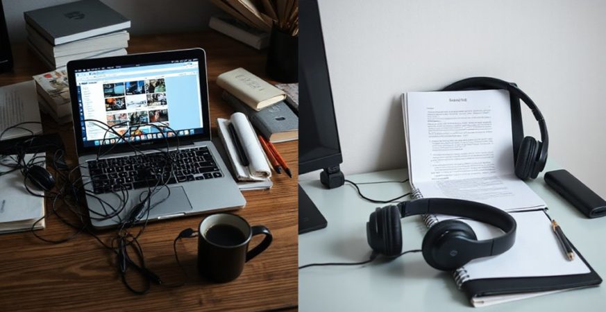 music disrupts deep focus