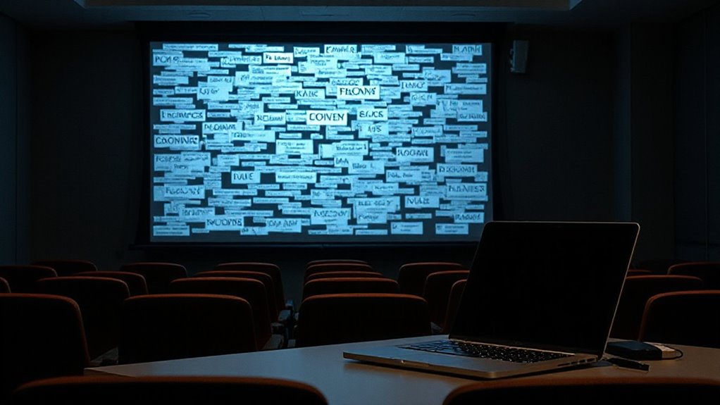 overloaded text heavy title slide