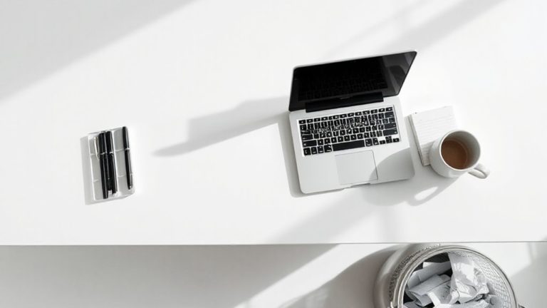 clutter free high performance workspace