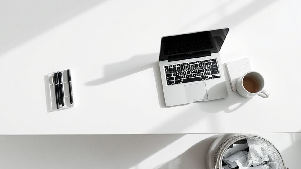 clutter free high performance workspace