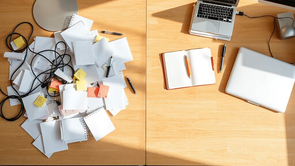 cluttered environment harms focus and relationships