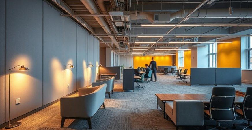 open plan office noise sabotage