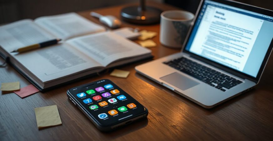 compulsive social media task checking